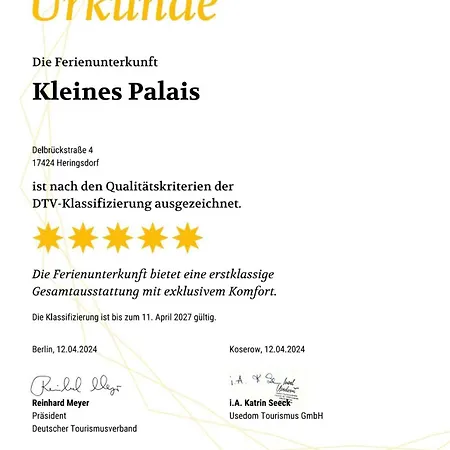 Prázdninový dům Kleines Palais